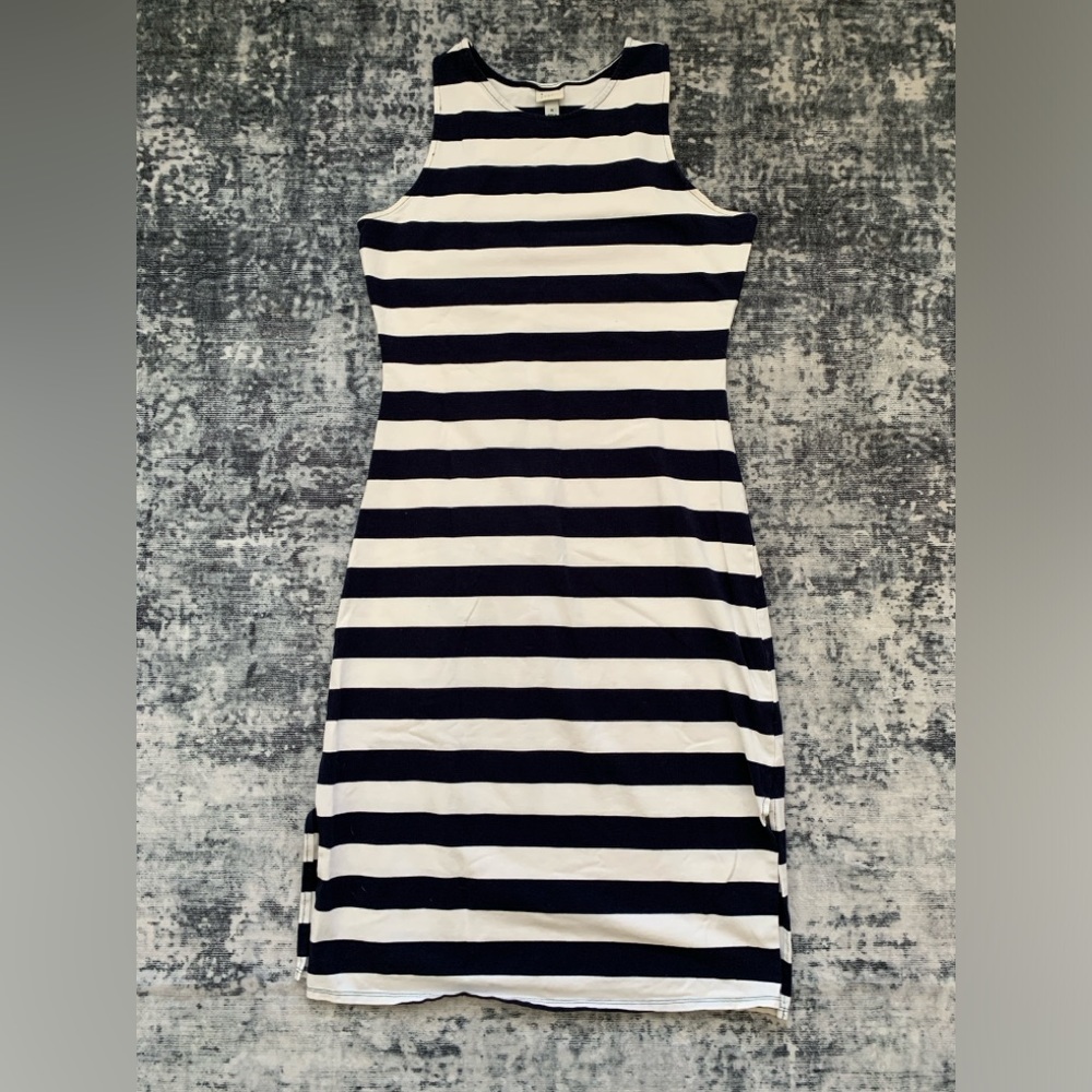 Target 🎯 A New Day Midi Dress | Medium | White & Navy